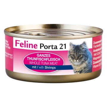 Korzystny pakiet Feline Porta 21, 12 x 156 g - Tuńczyk z krewetkami