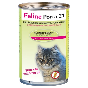 Korzystny pakiet Feline Porta 21, 12 x 400 g - Kurczak z aloesem