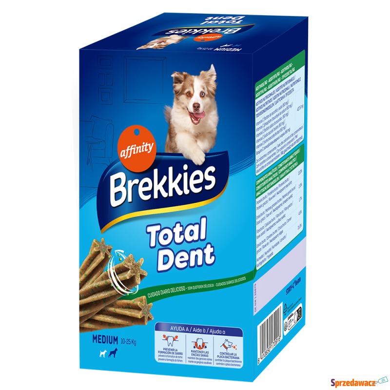 Brekkies Total Dent, dla psów ras średnich - 4... - Przysmaki dla psów - Legnica