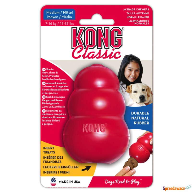 KONG Classic - M, 8,5 cm - Zabawki dla psów - Olsztyn