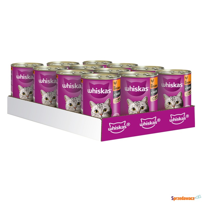 Megapakiet Whiskas Adult, puszki, 24 x 400 g -... - Karmy dla kotów - Dąbrowa Górnicza