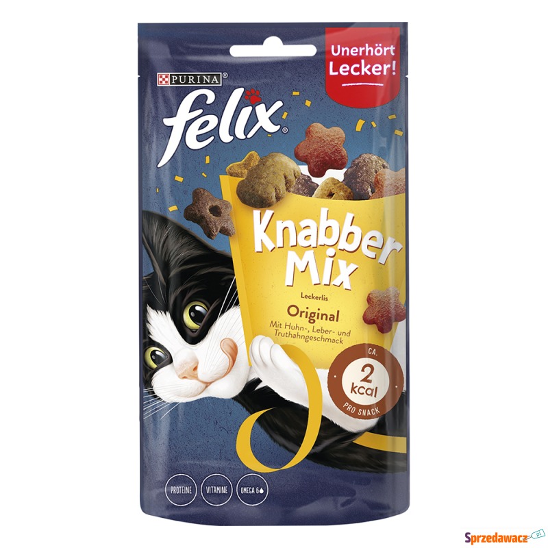 Felix KnabberMix - Original, 3 x 60 g - Przysmaki dla kotów - Kielce