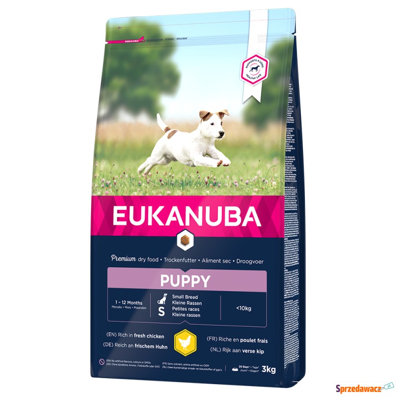 Eukanuba Puppy Small Breed, kurczak - 2 x 3 kg - Karmy dla psów - Tarnowskie Góry
