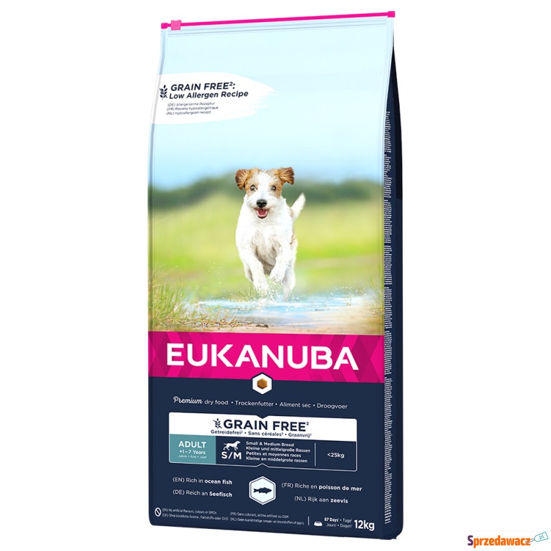 Eukanuba Grain Free Adult Small/Medium Breed,... - Karmy dla psów - Dąbrowa Górnicza