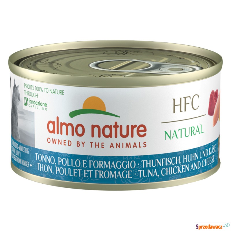 Megapakiet Almo Nature HFC Natural, 24 x 70 g... - Karmy dla kotów - Leszno