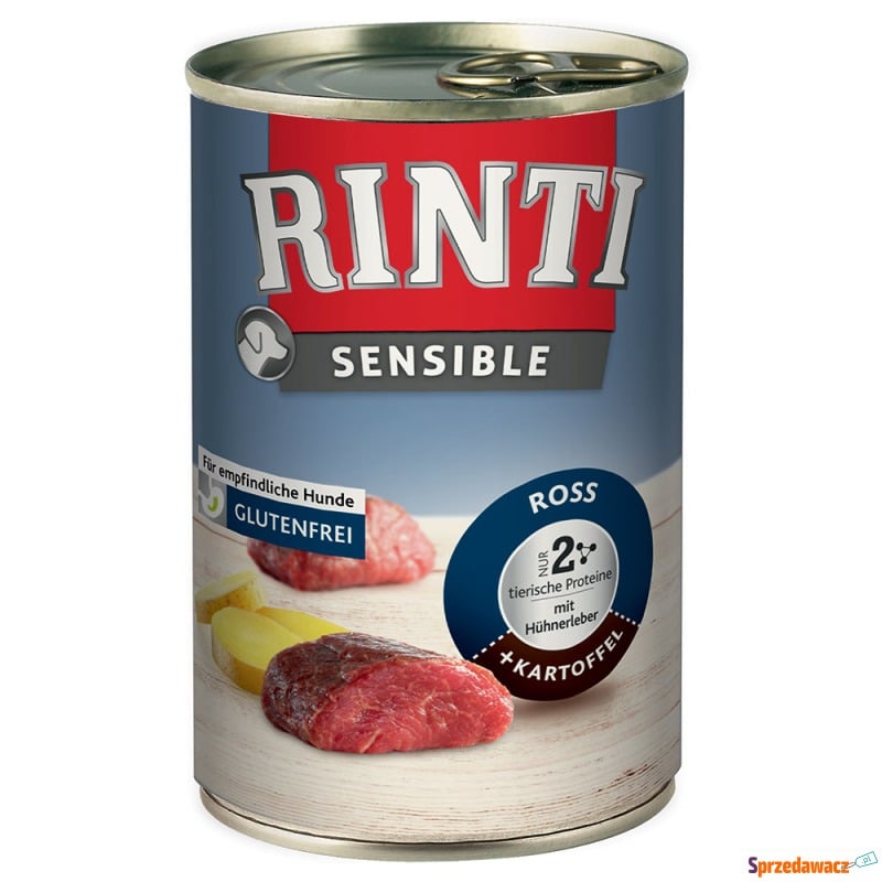 Megapakiet RINTI Sensible, 24 x 400 g - Konina... - Karmy dla psów - Skarżysko-Kamienna
