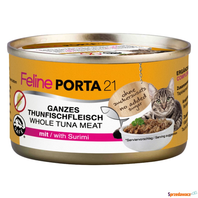 Pakiet Feline Porta 21, 12 x 90 g - Tuńczyk z... - Karmy dla kotów - Ciechanów