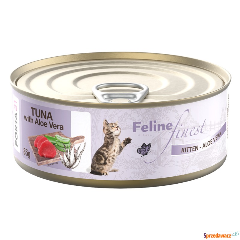 Feline Finest, 85 g - Kitten, tuńczyk z aloesem - Karmy dla kotów - Warszawa