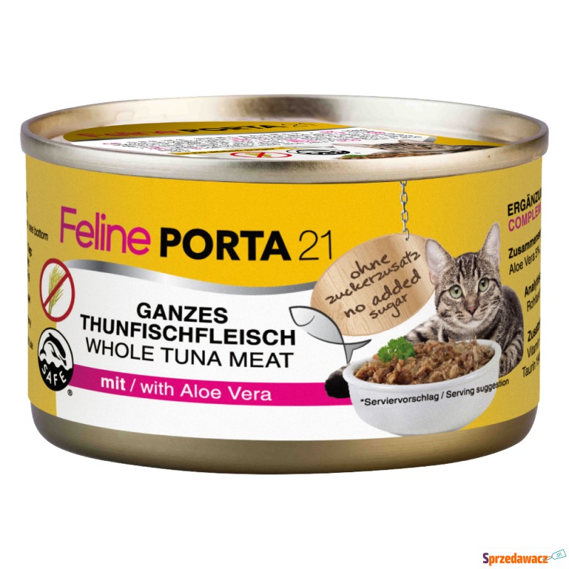 Pakiet Feline Porta 21, 12 x 90 g  - Tuńczyk z... - Karmy dla kotów - Rogoźnik