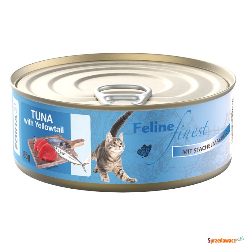 Feline Finest, 85 g - Tuńczyk z seriolą olbrzymią - Karmy dla kotów - Grudziądz