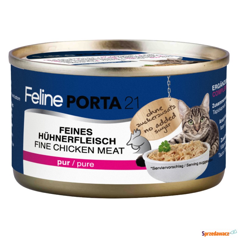 Pakiet Feline Porta 21, 12 x 90 g  - Kurczak w... - Karmy dla kotów - Tarnobrzeg