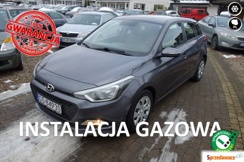 Hyundai i20  Hatchback 2015,  1.3 benzyna+LPG - Na sprzedaż za 25 700 zł - Słupsk