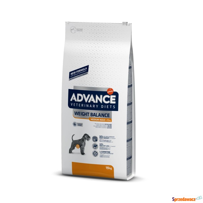 Dwupak Advance Veterinary Diets - Weight Balance... - Karmy dla psów - Piaseczno