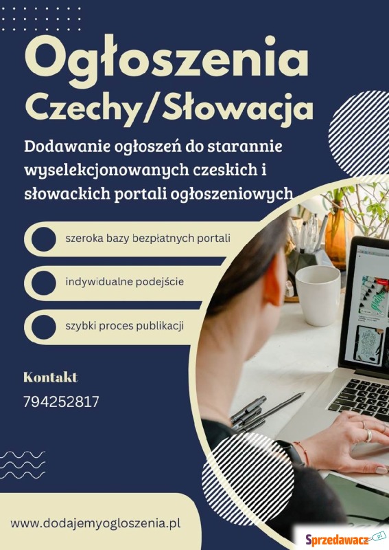 Ogłoszenia Czechy Słowacja/ Publikacja ogłoszeń - Reklama, marketing - Warszawa