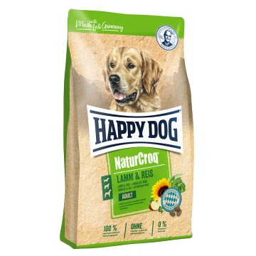 Dwupak Happy Dog Natur - NaturCroq Jagnięcina i ryż, 2 x 15 kg