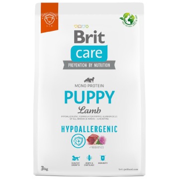 Brit Care Dog Hypoallergenic Puppy, jagnięcina i ryż - 2 x 3 kg