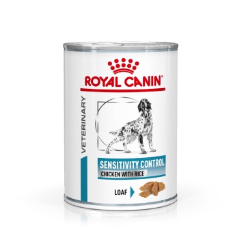Royal Canin Veterinary Canine Sensitivity Control, kurczak z ryżem - 12 x 410 g
