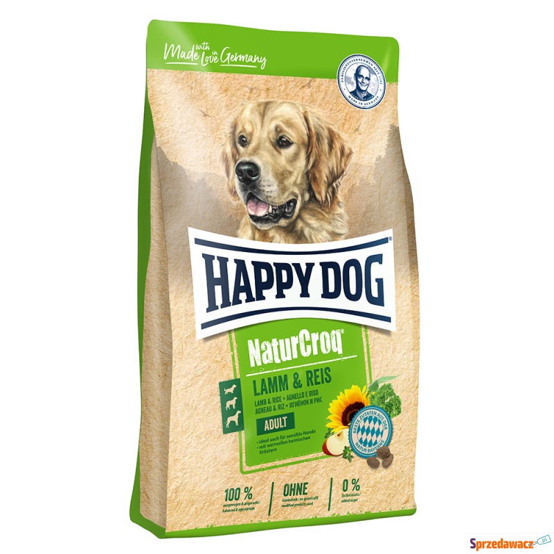 Dwupak Happy Dog Natur - NaturCroq Jagnięcina... - Karmy dla psów - Legnica