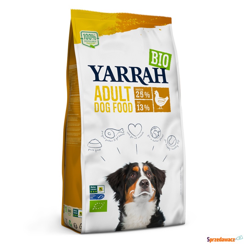 Yarrah Bio Adult z biokurczakiem - 2 x 15 kg - Karmy dla psów - Krosno