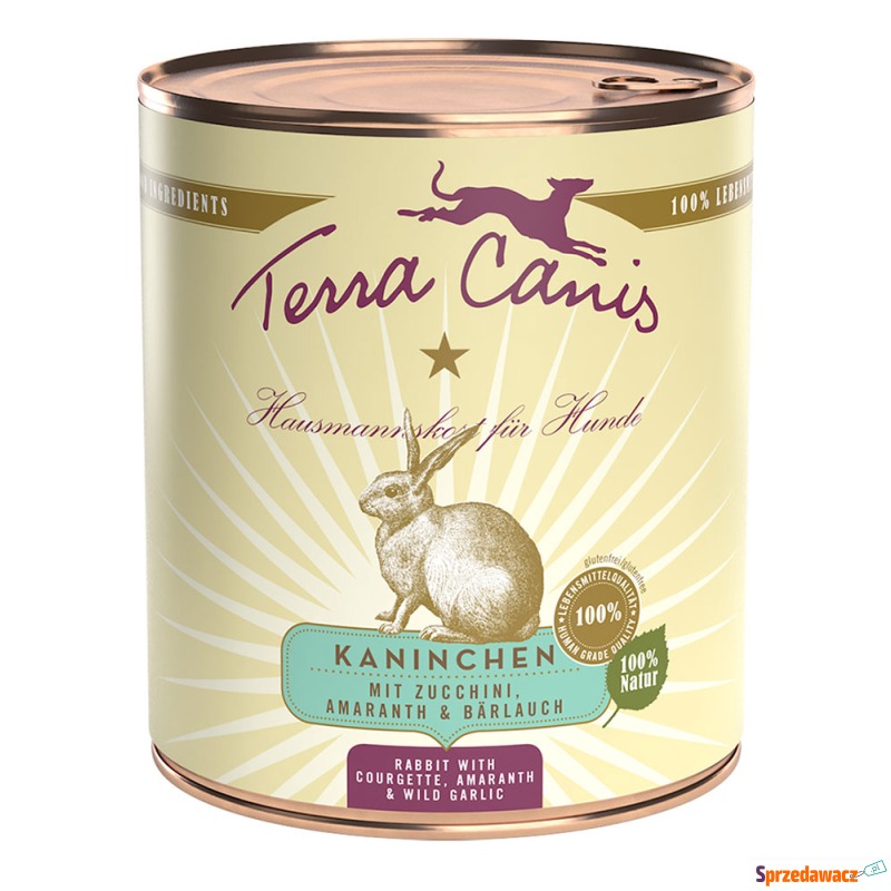 Terra Canis, 6 x 800 g - Królik z cukinią, am... - Karmy dla psów - Grudziądz