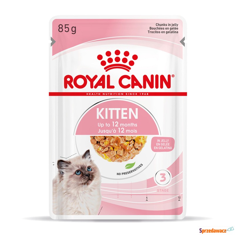 Royal Canin Kitten w galarecie - 12 x 85 g - Karmy dla kotów - Białogard