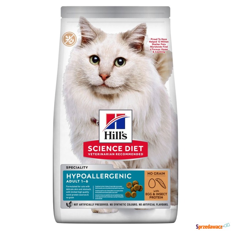 Hill's Science Plan Adult Hypoallergenic No Grain,... - Karmy dla kotów - Chorzów