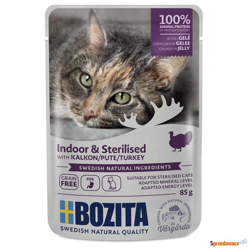 Bozita Indoor & Sterilised, kawałki w galarecie,... - Karmy dla kotów - Rzeszów