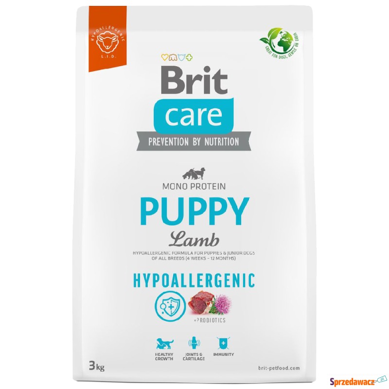 Brit Care Dog Hypoallergenic Puppy, jagnięcina... - Karmy dla psów - Gdańsk