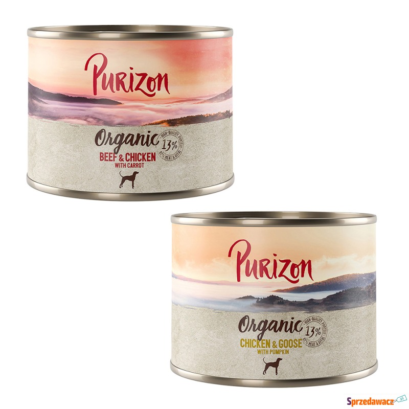 Purizon Organic, 6 x 200 g - Pakiet mieszany I:... - Karmy dla psów - Koszalin
