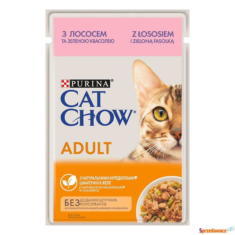 PURINA Cat Chow, 26 x 85 g - Łosoś - Karmy dla kotów - Kalisz