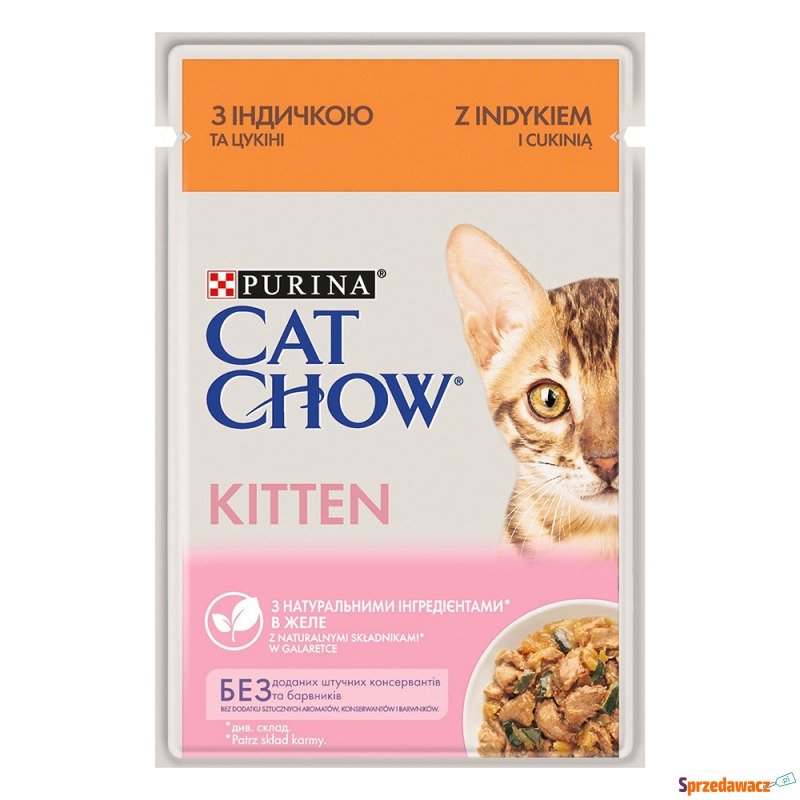 PURINA Cat Chow, 26 x 85 g - Kitten, indyk - Karmy dla kotów - Gorzów Wielkopolski
