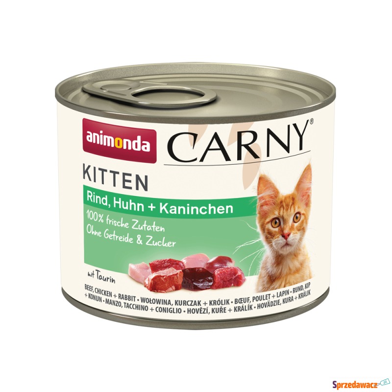 Megapakiet animonda Carny Kitten, 24 x 200 g -... - Karmy dla kotów - Rzeszów