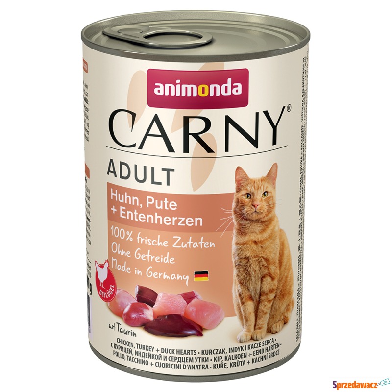 Korzystny pakiet animonda Carny Adult, 12 x 400... - Karmy dla kotów - Grudziądz