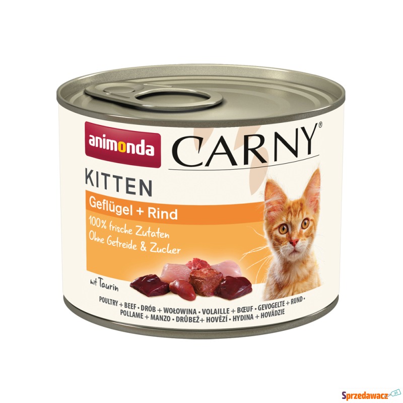 Megapakiet animonda Carny Kitten, 24 x 200 g -... - Karmy dla kotów - Toruń