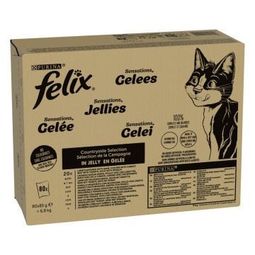 Megapakiet Felix Fanastic, Tender Slices, So gut wie es aussieht, 80 x 85 g - Sensations Countryside