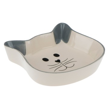 Trixie ceramiczna miska w kształcie głowy kota - 250 ml, Ø 12 cm