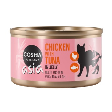Megapakiet Cosma Asia, 24  x 85 g - Kurczak z tuńczykiem