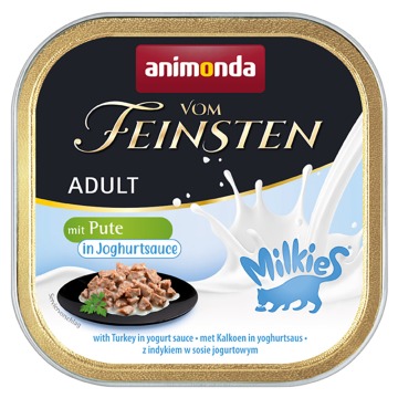 Megapakiet Animonda Vom Feinsten Adult Milkies w sosie, 32 x 100 g - Indyk w sosie jogurtowym
