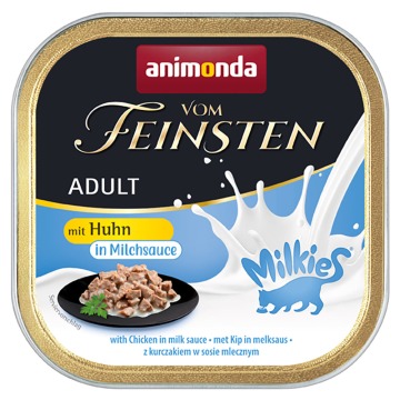 Megapakiet Animonda Vom Feinsten Adult Milkies w sosie, 32 x 100 g - Kurczak w sosie mlecznym