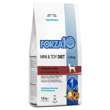 Forza10 Mini & zabawka Jagnięcina z ryżem krokiety dla psów - 1,5 kg