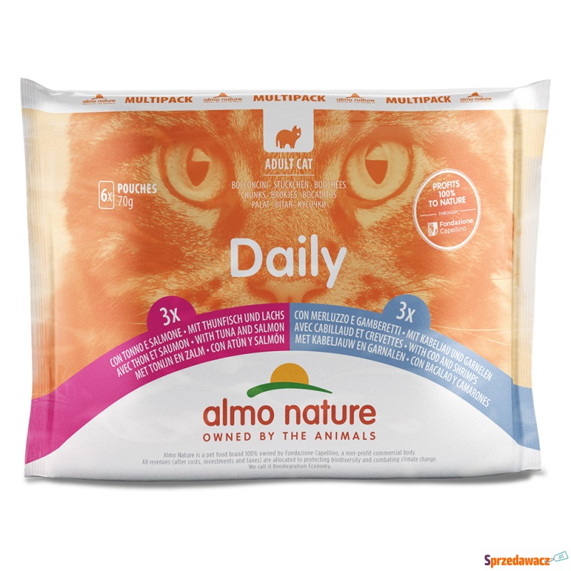 Megapakiet Almo Nature Daily Menu, 24 x 70 g -... - Karmy dla kotów - Gliwice