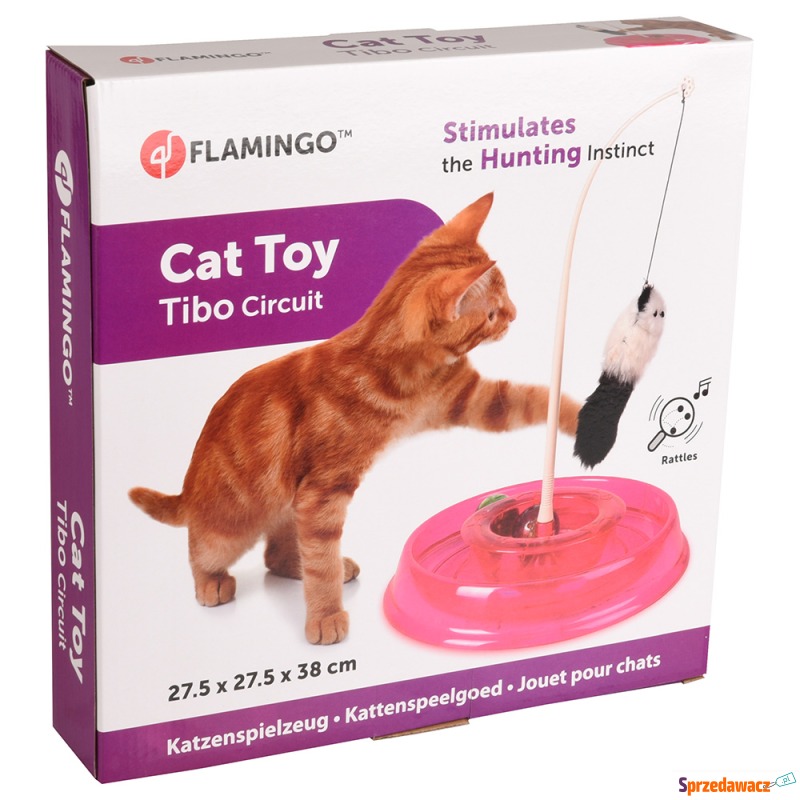 Flamingo zabawka dla kota Tibo - 1 szt. - Zabawki dla kotów - Toruń
