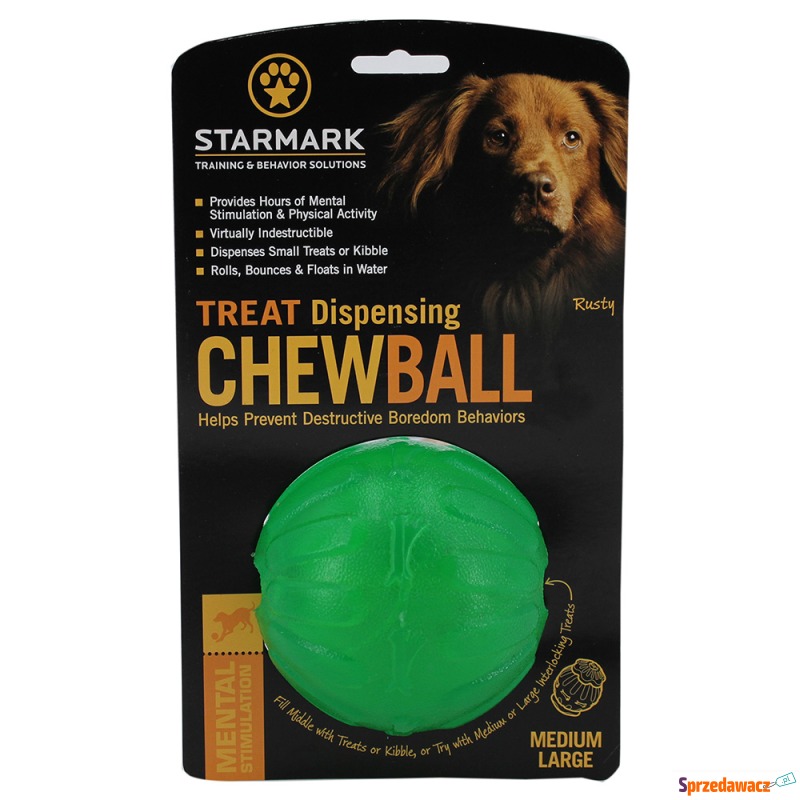 Starmark, piłka do żucia Treat Dispensing - R... - Zabawki dla psów - Rzeszów