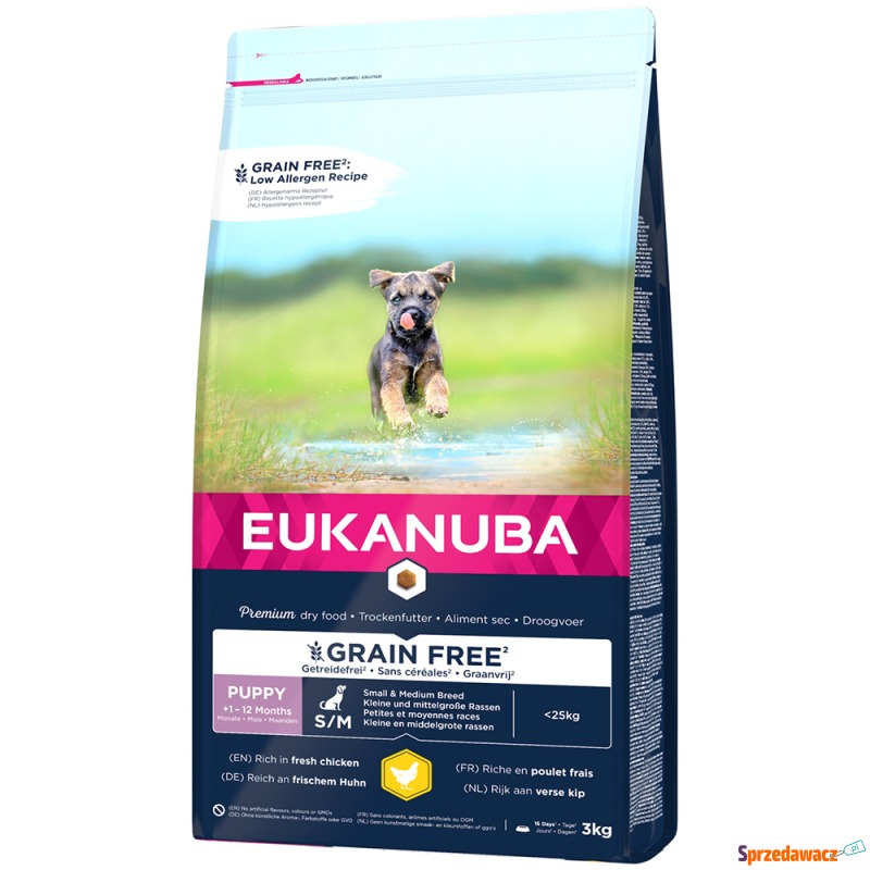 Eukanuba Grain Free Puppy Small / Medium Breed,... - Karmy dla psów - Białystok