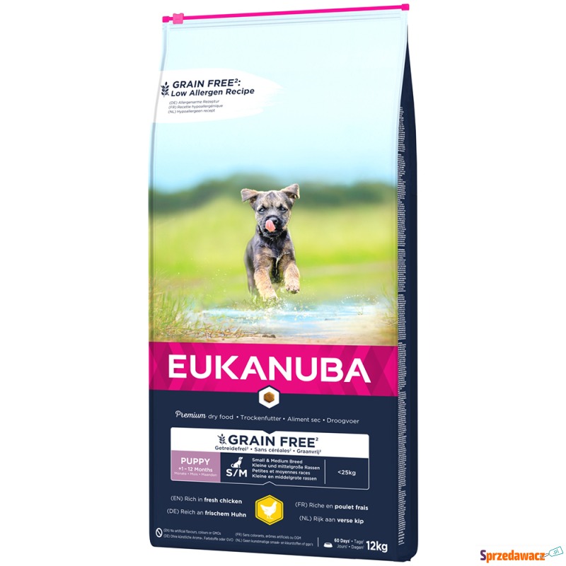 Eukanuba Grain Free Puppy Small / Medium Breed,... - Karmy dla psów - Chorzów