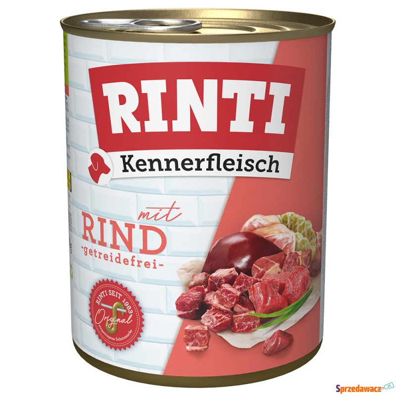 RINTI Kennerfleisch, 1 x 800 g - Wołowina - Karmy dla psów - Dąbrowa Górnicza