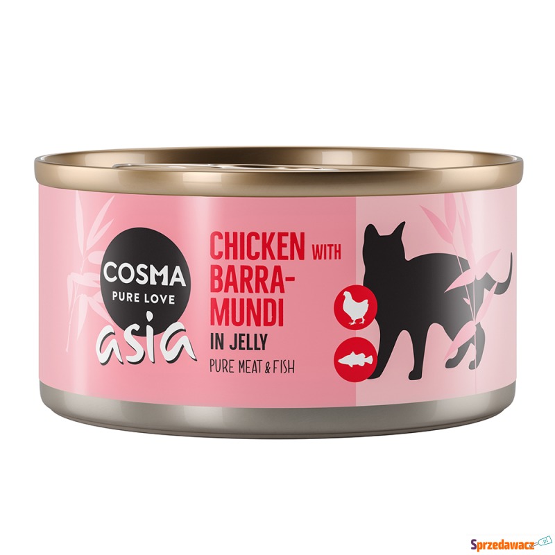 Megapakiet Cosma Asia, 24 x 170 g - Kurczak i... - Karmy dla kotów - Bielsko-Biała