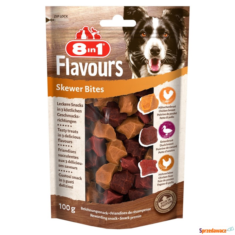 8in1 Flavours Skewer Bites - 100 g - Przysmaki dla psów - Kielce
