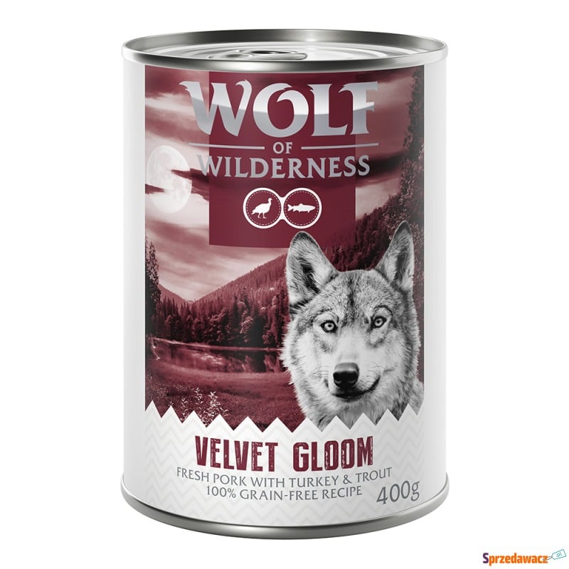 Wolf of Wilderness "Red Meat", 6 x 400 g - Velvet... - Karmy dla psów - Leszno