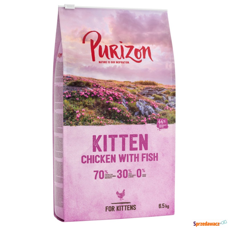 Purizon Kitten, kurczak i ryba – bez zbóż - 6... - Karmy dla kotów - Ciechanów